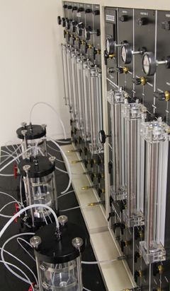 ロトルクフェアチャイルドの圧力レギュレータが研究用途で使用される