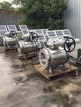 Rotork electric actuators used in US shale oilfield pipeline’s solar solution