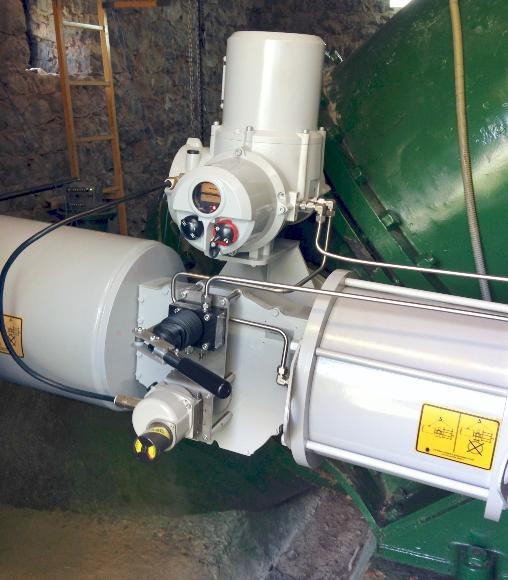 Rotork electro-hydraulic actuator successfully installed at Spanish mountain range power plant