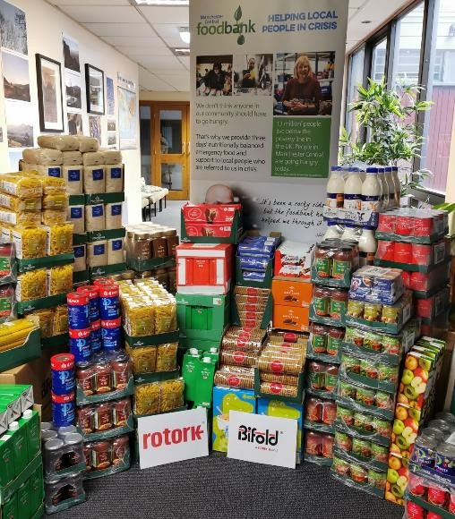 Rotork supports Manchester Central Foodbank
