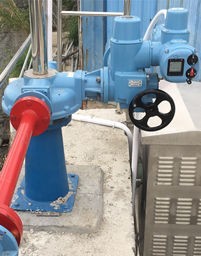 Over 700 CK modular actuators installed at Chinese wastewater treatment plant